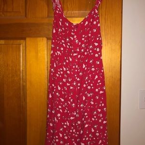 Red Floral Dress